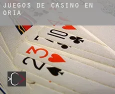 Juegos de casino en Oria