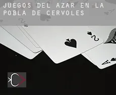 Juegos del azar en  la Pobla de Cérvoles