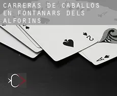 Carreras de caballos en  Fontanars dels Alforins