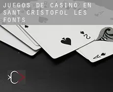 Juegos de casino en  Sant Cristòfol de les Fonts